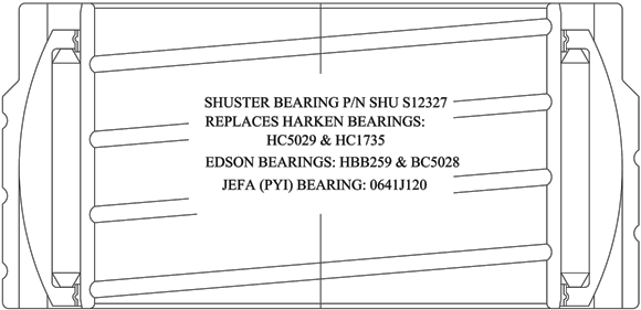 Shuster Bearing P/N S12327
